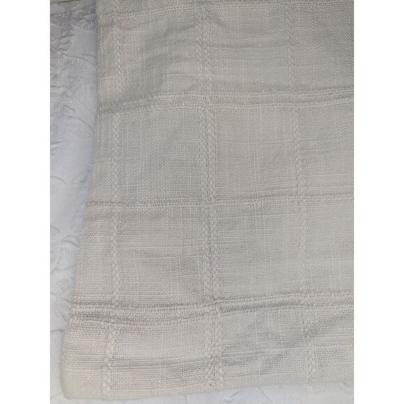 🛋️ NWOT Hckot Checkered Linen Blend Throw Pillow Covers 20" Set of 2 - Picture 5 of 6